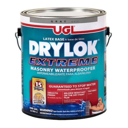 Drylok Drylok Matte Gray Tintable Latex Masonry Waterproof Sealer 1 gal 21913